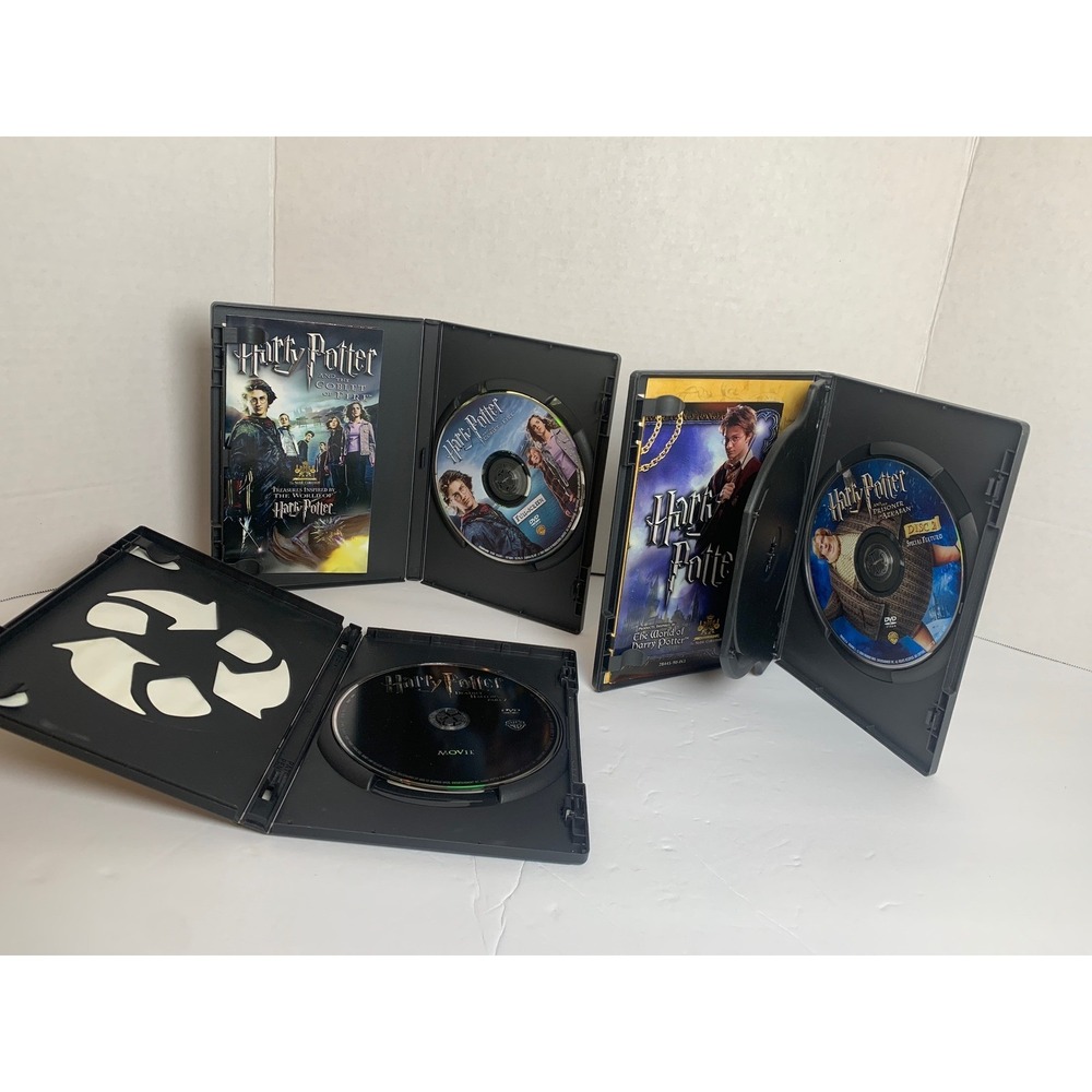Harry Potter DVD Collection Lot 6 Cases/Inserts  Widescreen/Full-Screen Edition - Picture 4 of 6